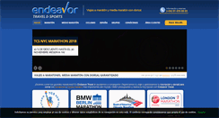 Desktop Screenshot of endeavortravel.com